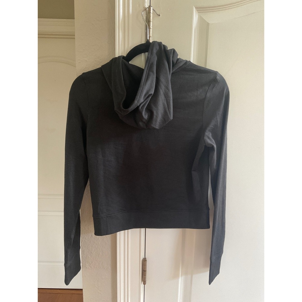 Vuori Halo Mini FZ Hoodie Black Heather Size Small New With Tags - Picture 6 of 9
